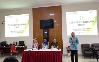 Bangun Kesadaran Lingkungan, Pertamina FT Lomanis Sosialisasikan Pengelolaan Sampah di SMK Dr. Soetomo